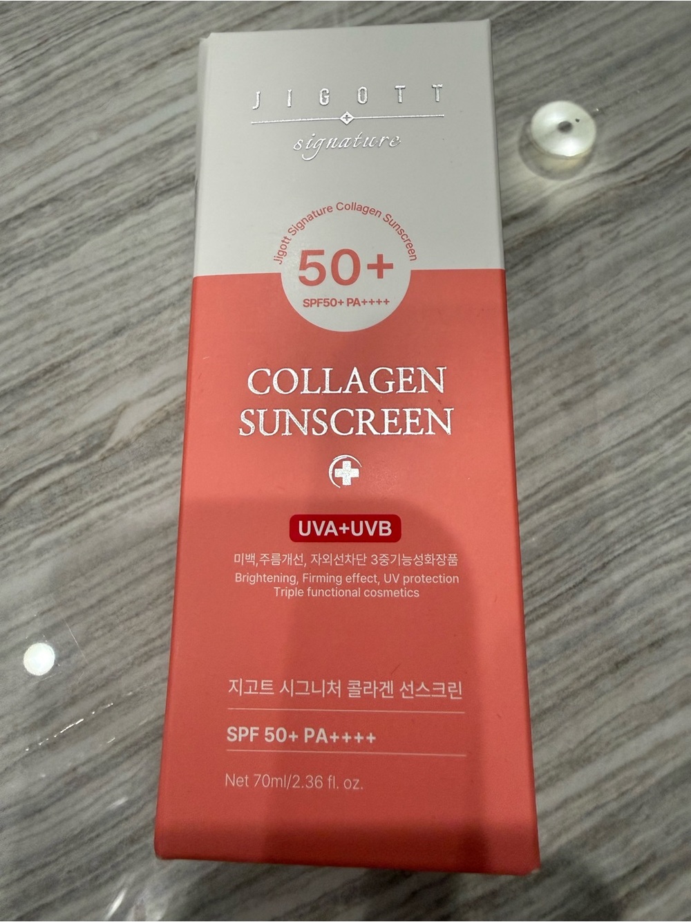 New Jigott Collagen Sunscreen SPF50+ PA+++